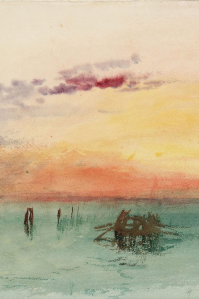 The Lagoon near Venice, at Sunset, Turner